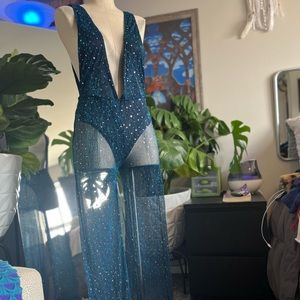 Jaded London sparkle play suit